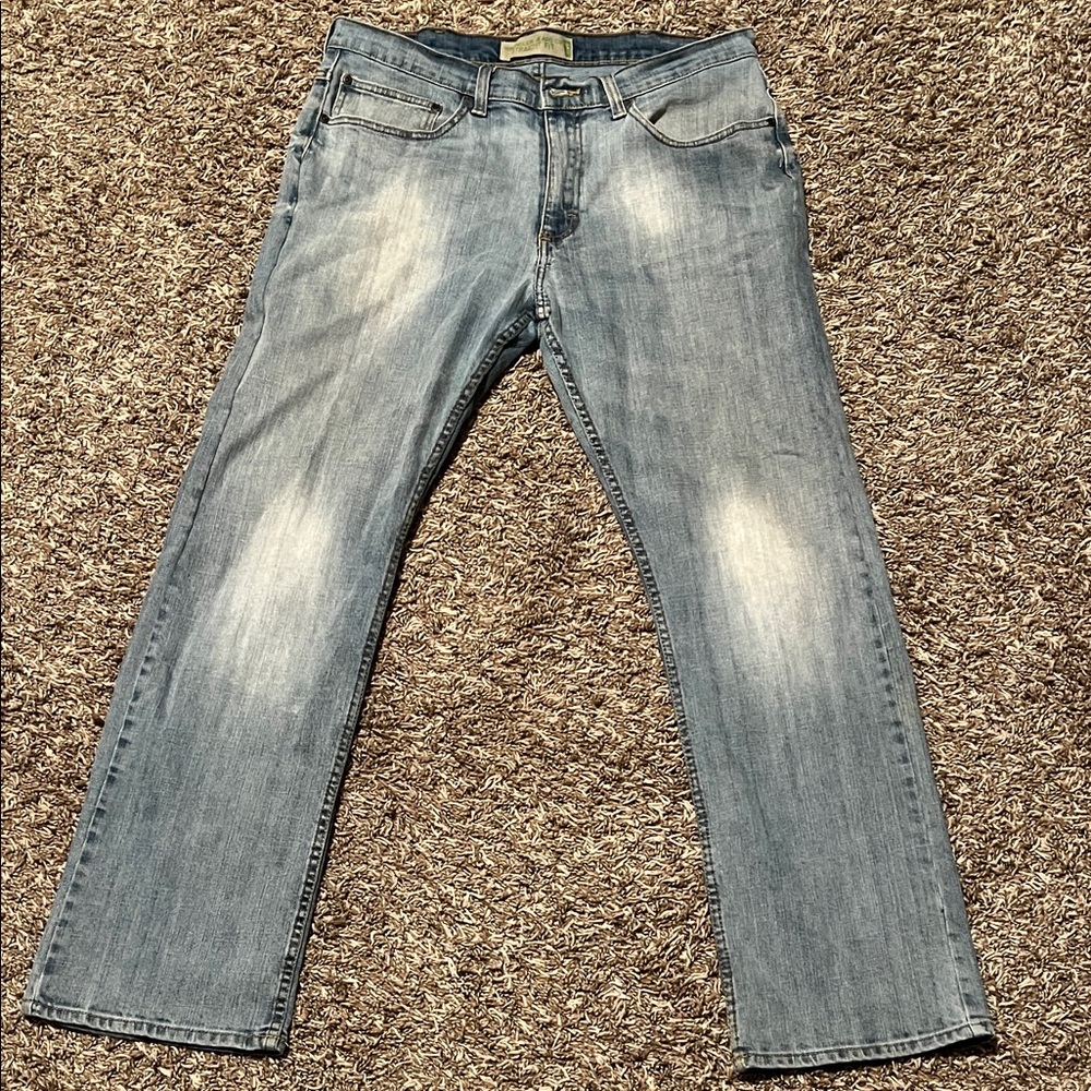 Wrangler Light Blue Straight 34x30 Jeans